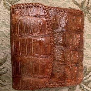 Real alligator man made wallet for woman’s